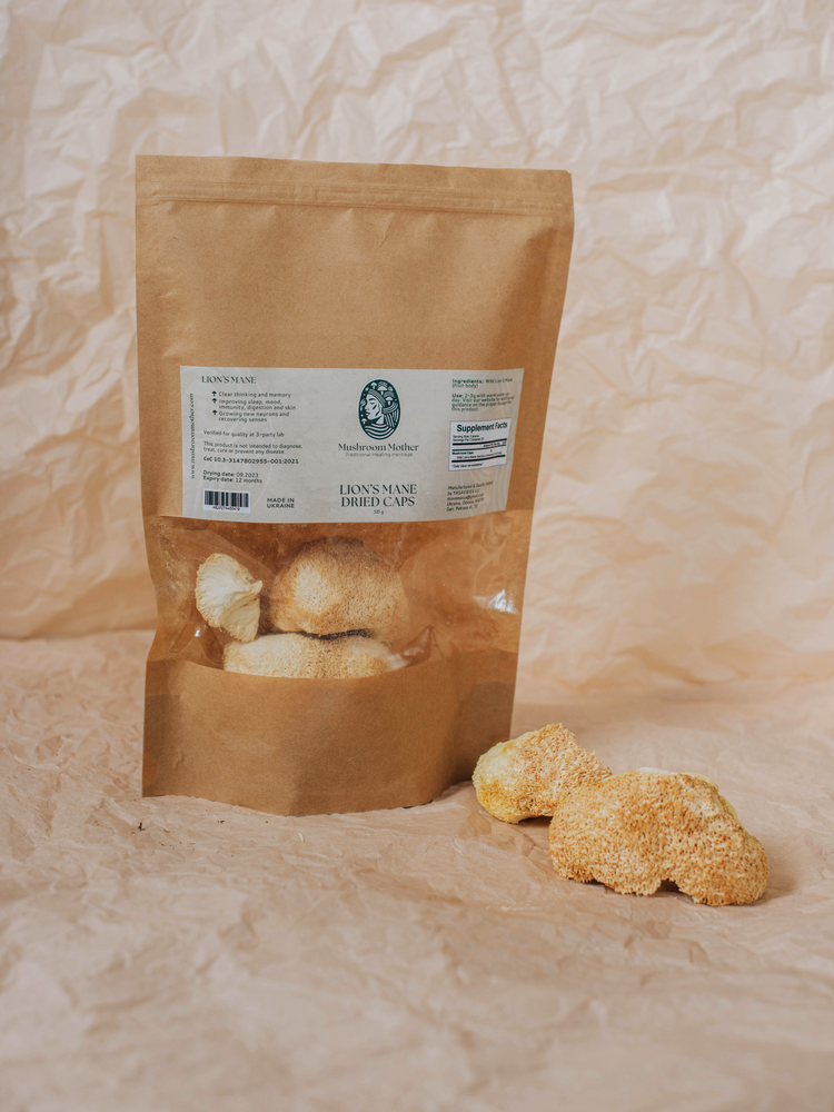 Lion's Mane Whole Mushrooms 50 g