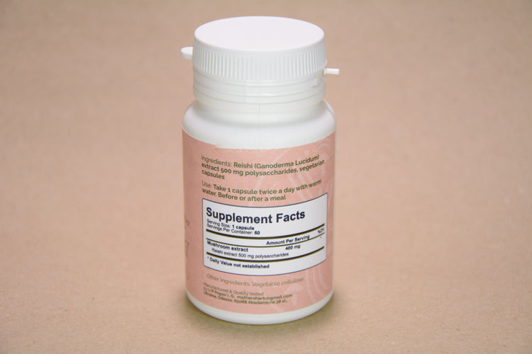 Reishi Extract 10:1 Capsules 60